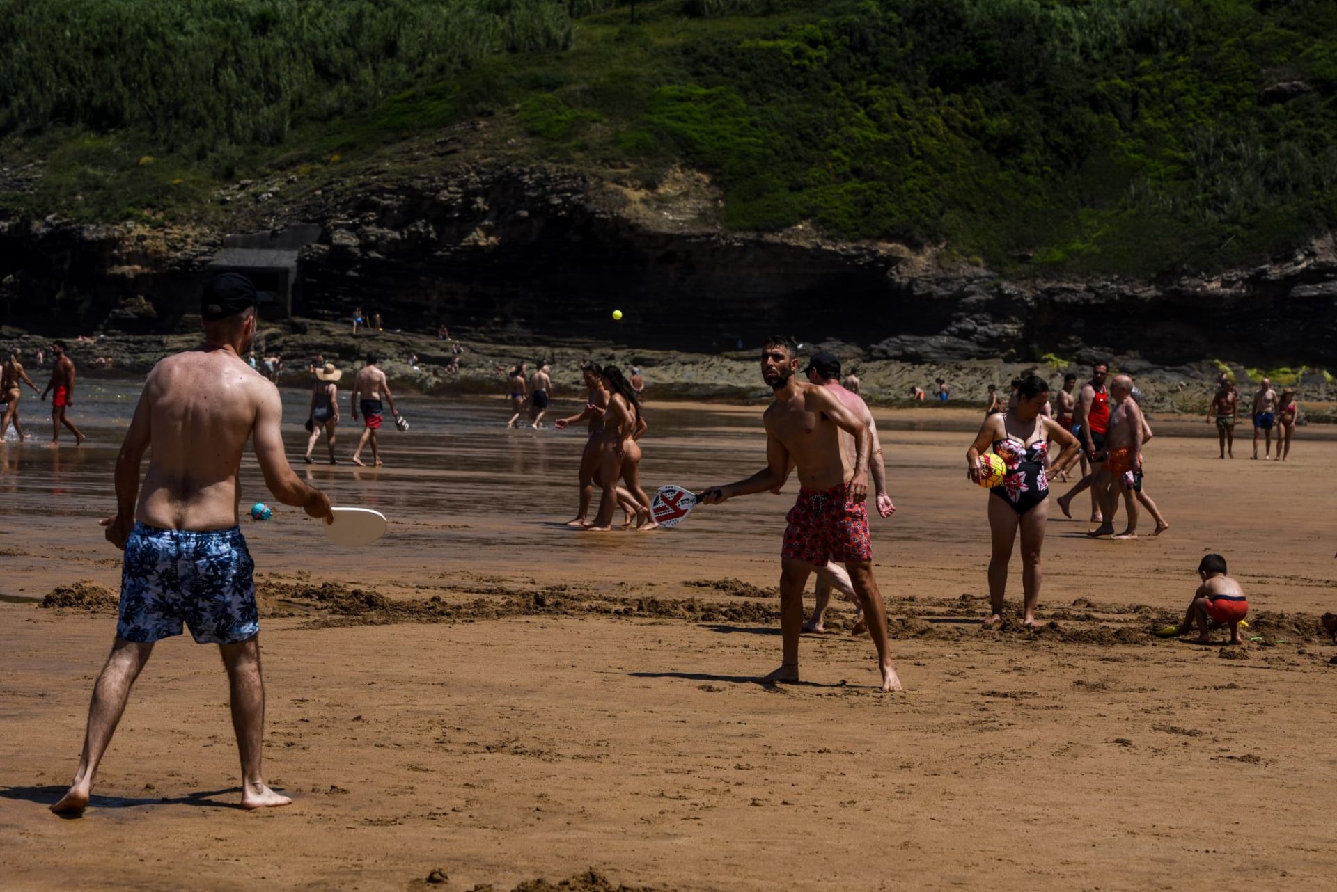 Las imágenes del intenso calor en Bizkaia