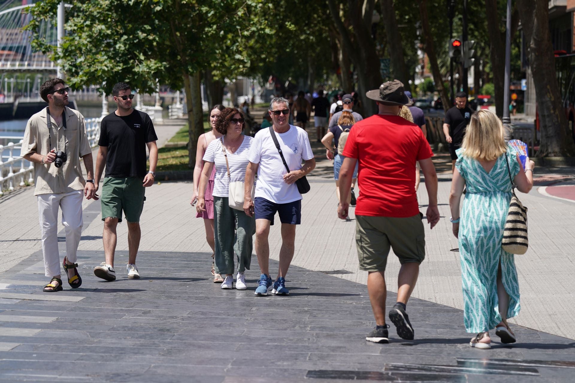 Las imágenes del intenso calor en Bizkaia