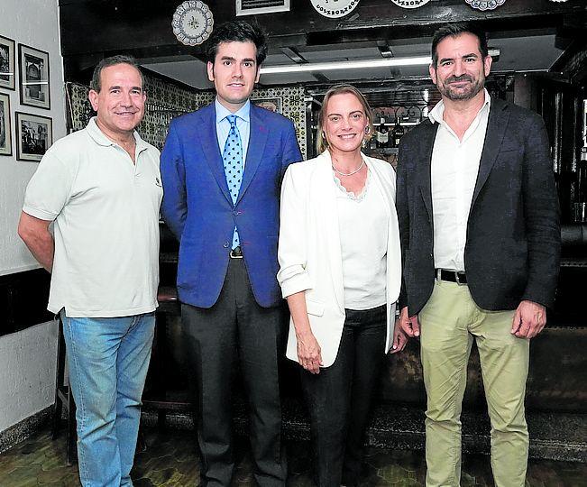 Eduardo Andrade, Sergio Gómez, Raquel González y Ángel Rodrigo.