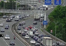 Finalizan las retenciones en el Txorierri tras un accidente múltiple