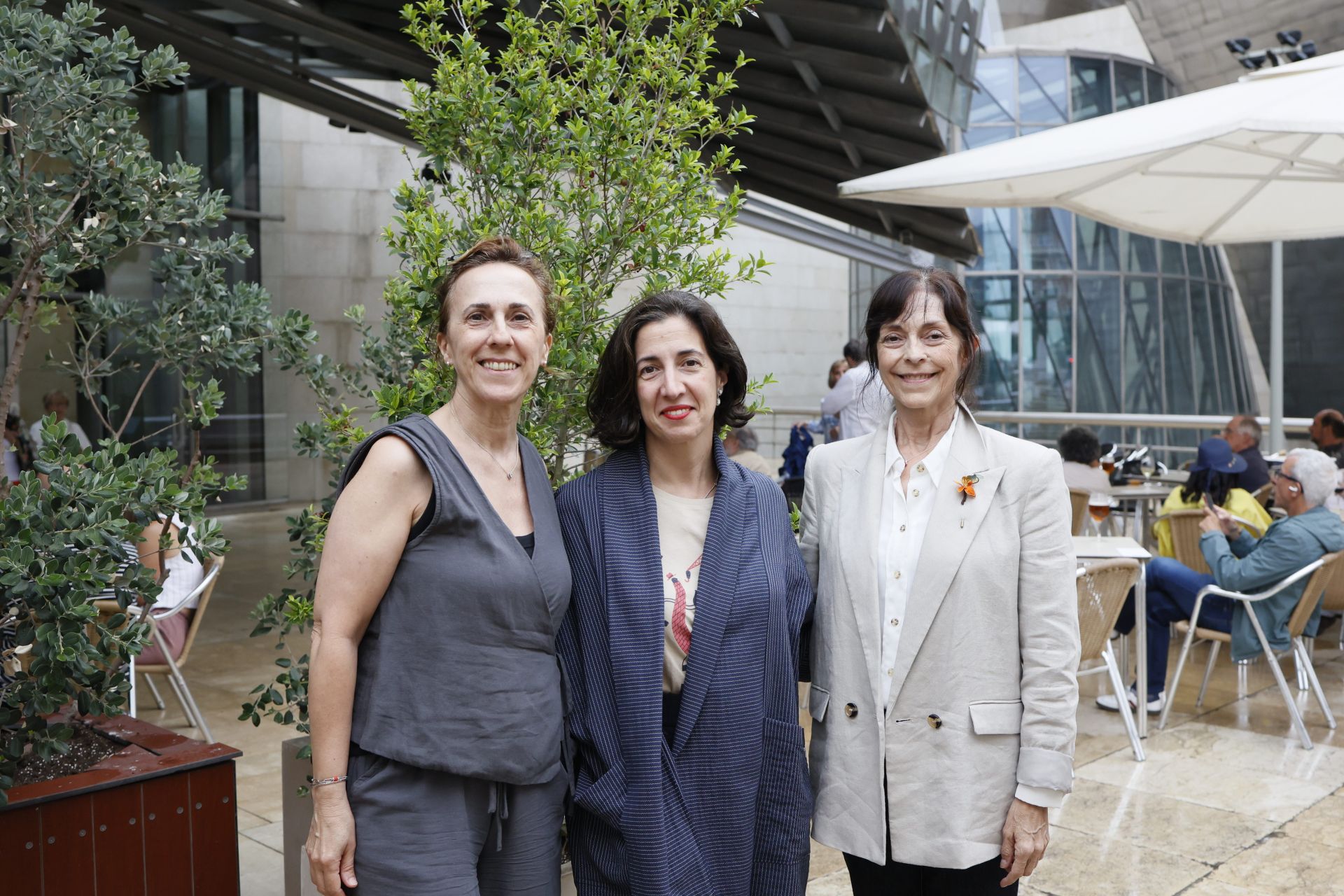 Olga Pereda, Milena Moreno y Mercedes Turrión.