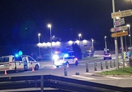 Un accidente registrado en las inmediaciones de la rotonda de Asua.