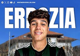 Oier Erdozia refuerza la medular del Sestao River