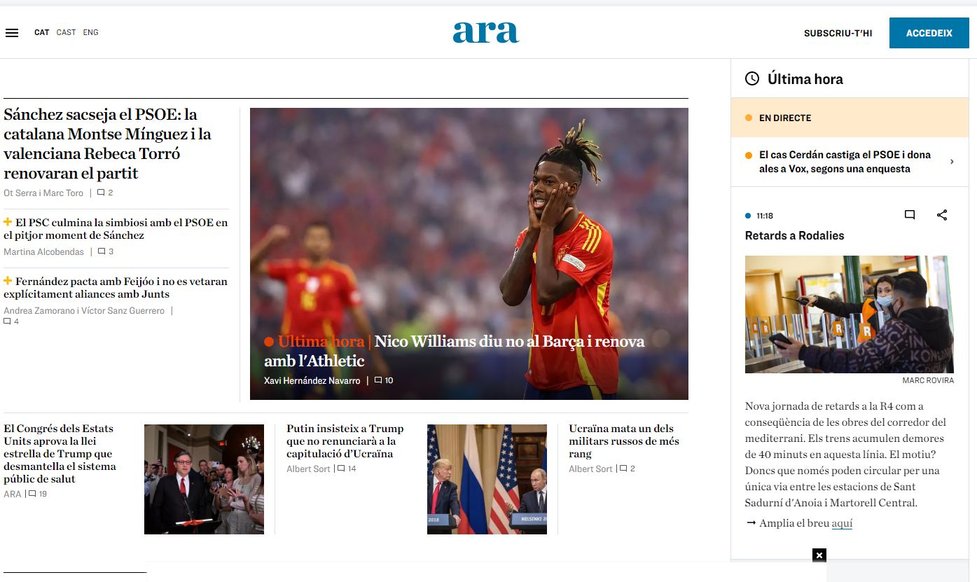 La reacción de la prensa catalana a la renovación de Nico