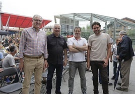 Rafa Alesanco, Mario Benso, Bixente Lonigan y Nacho Beltrán