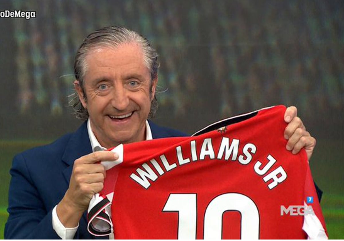 Pedrerol cumple su palabra y se compra la camiseta del renovado Nico Williams tras su polémico discurso: «Ya es mía»