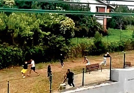 El robo de un móvil pudo originar la pelea multitudinaria con armas en Getxo