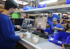 Imagen de archivo de un centro de empleo especial.