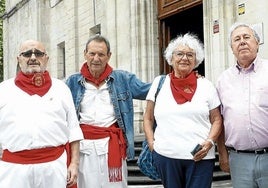 Veremundo Fernández, Alberto Pardo, Marta Bernaola, Juan Carlos Rastrollo y Marino Montero.