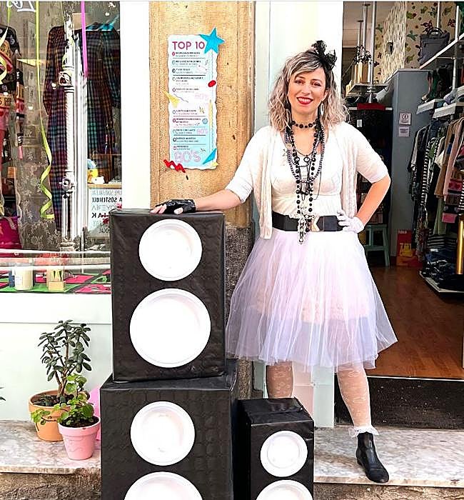 Vanesa, como una auténtica 'rockstar' en los carnavales de 2023.