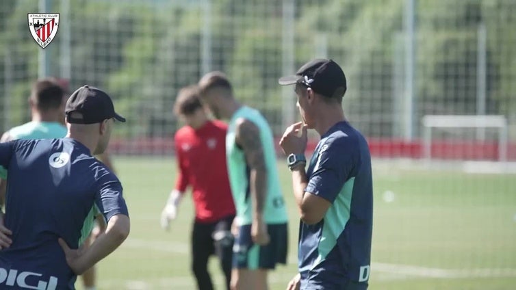 El Athletic vuelve al trabajo en Lezama con las pruebas físicas