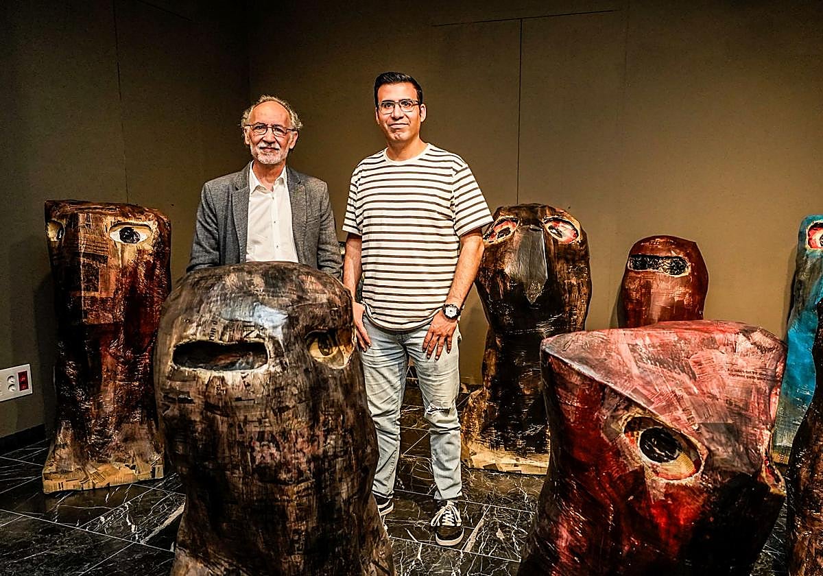 La exposición de Ibarrola en imágenes