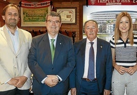 Sergio Montoya, Juan Mari Aburto, Alfredo de Miguel, Aitana Hernando y Jesús Fernández Urbina.