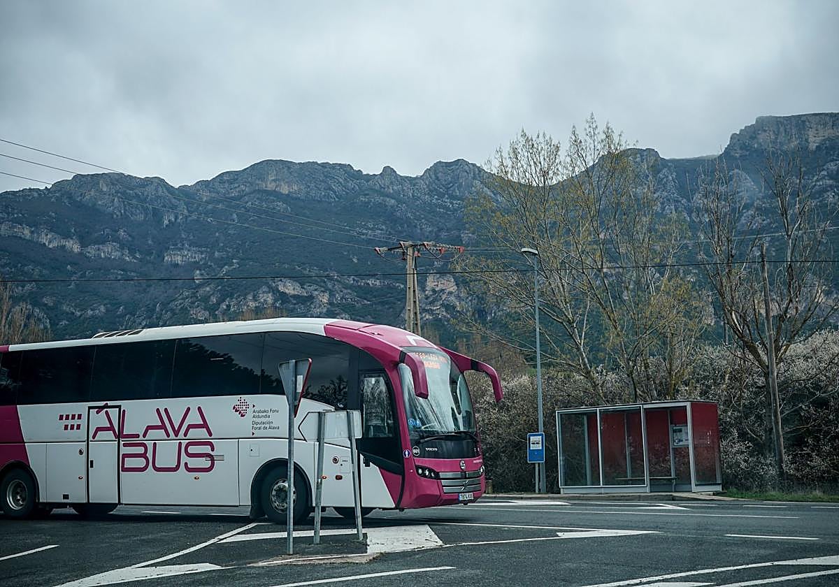 Mejoran la iluminación en las paradas de bus del Hospital de Leza