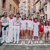 Verdeliss presume de Sanfermines con su escalerita familiar