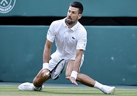 Novak Djokovic es duda para el partido ante Jannik Sinner
