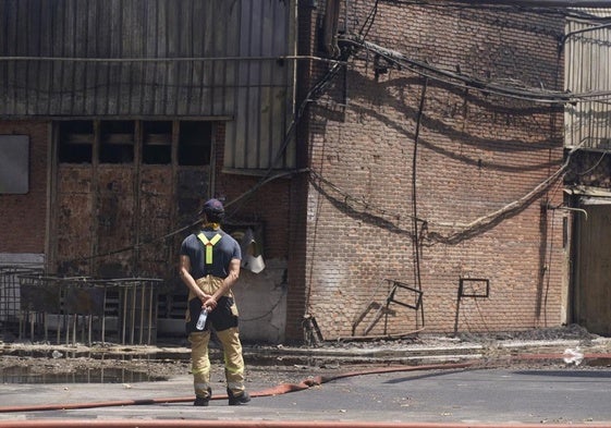 Incendio en la planta de LEA en Vitoria