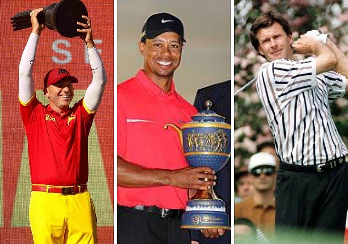 Tiger Woods, Nick Faldo y Sergio García sacan brillo al palmarés de Valderrama