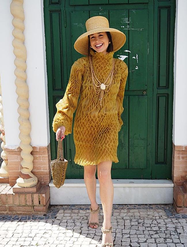 Paula, en otra boda anterior.