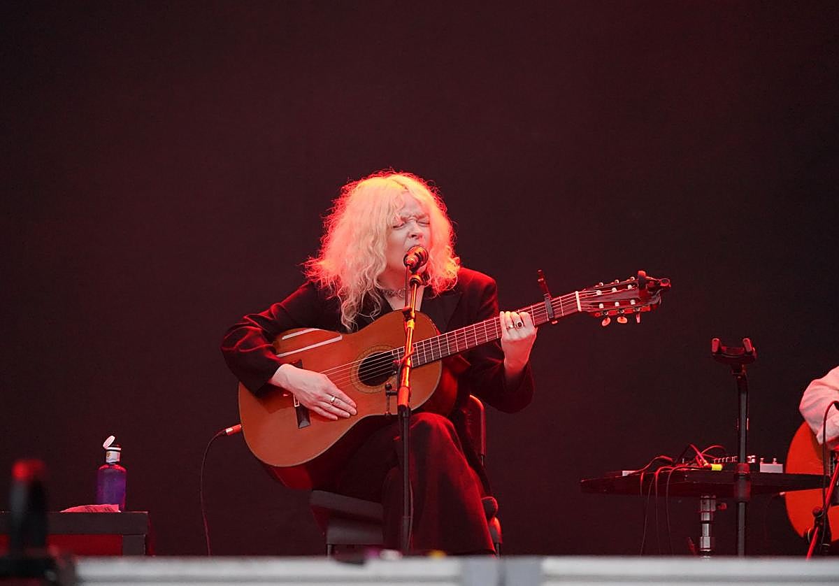 Jessica Pratt, en el escenario principal.