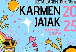 Programa de fiestas de Markina-Xemein 2025