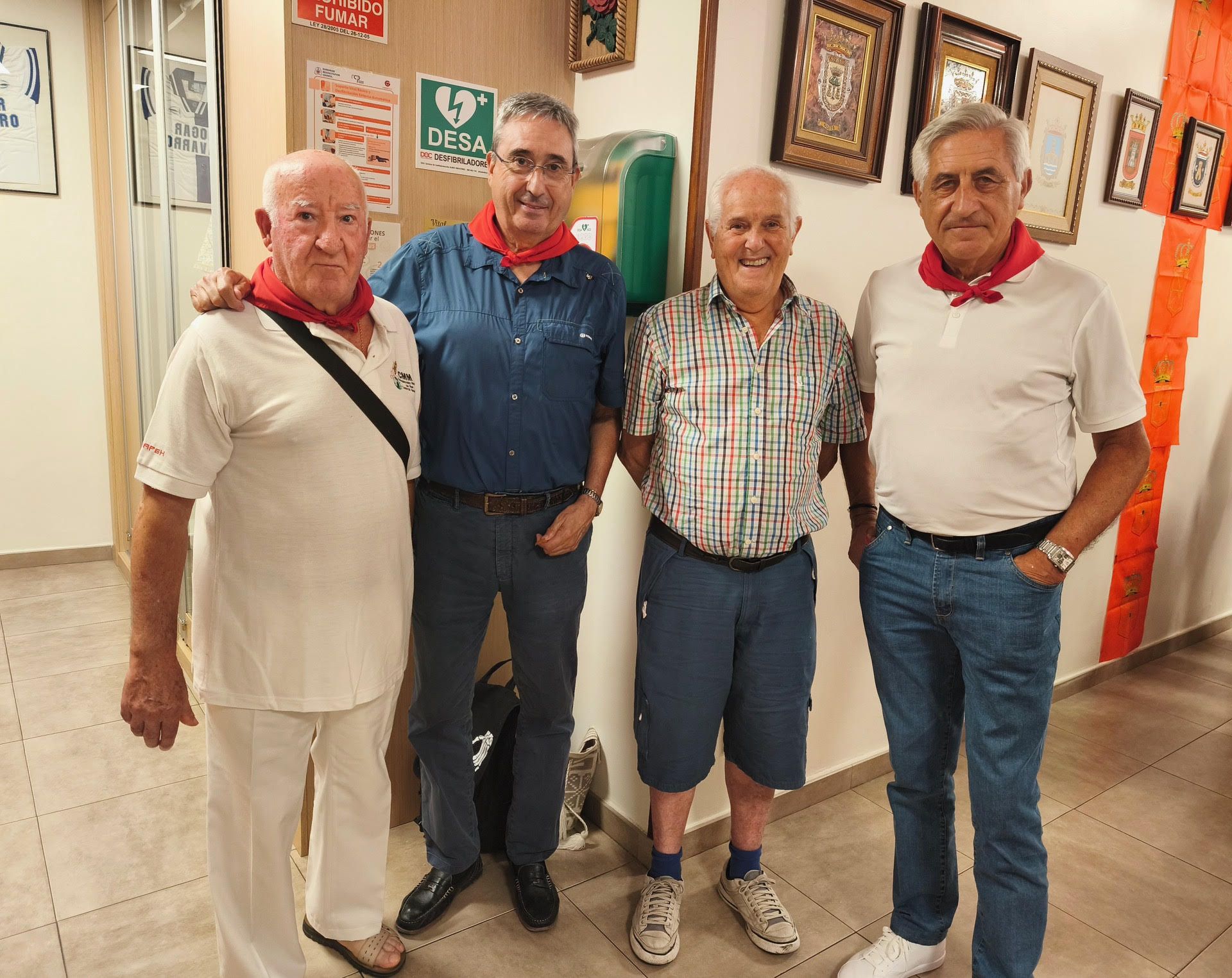 Amador Cerezo, José Ramón Martín, Javier Sedano y Ángel Fernández.