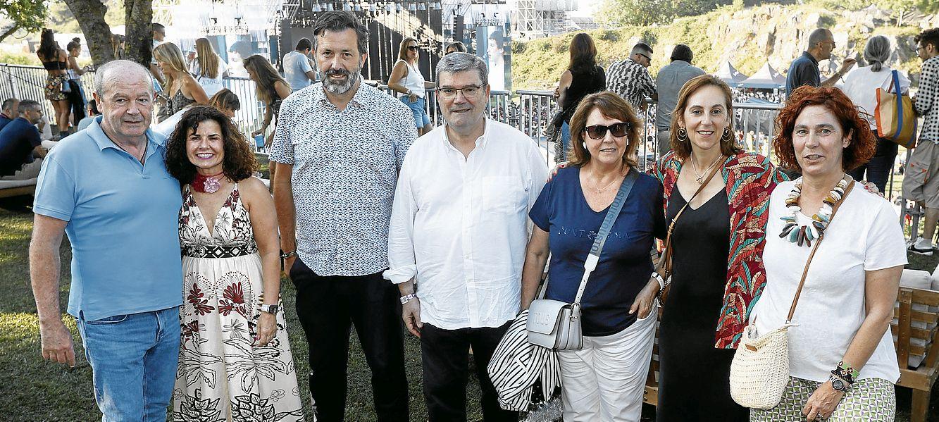 Ricardo Barcala, Ana Molina, Alfonso Santiago, Juan Mari Aburto, Arantza Díez, Kontxi Claver y Amaia Arregi.
