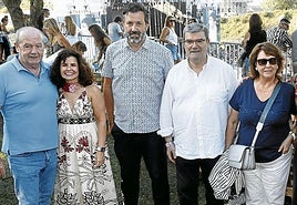 Ricardo Barcala, Ana Molina, Alfonso Santiago, Juan Mari Aburto, Arantza Díez, Kontxi Claver y Amaia Arregi