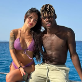 La romántica felicitación de la novia de Nico al futbolista, que cumple 23 años