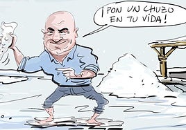 La tira de Cerrajería sobre el turismo en Añana