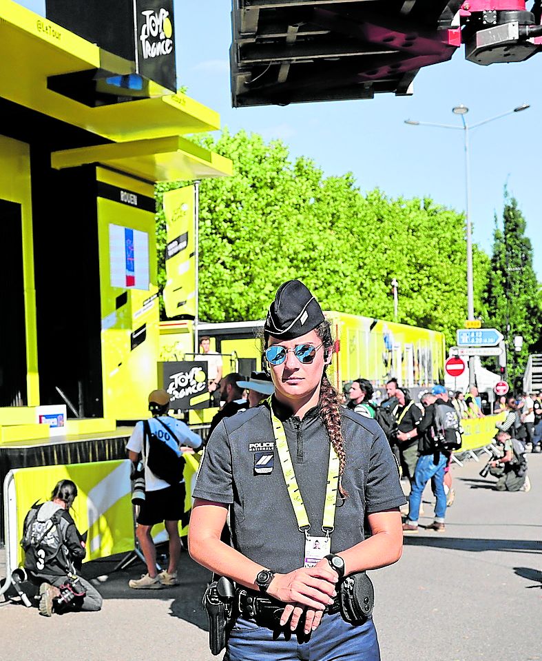 El dispositivo de seguridad en el Tour es espectacular