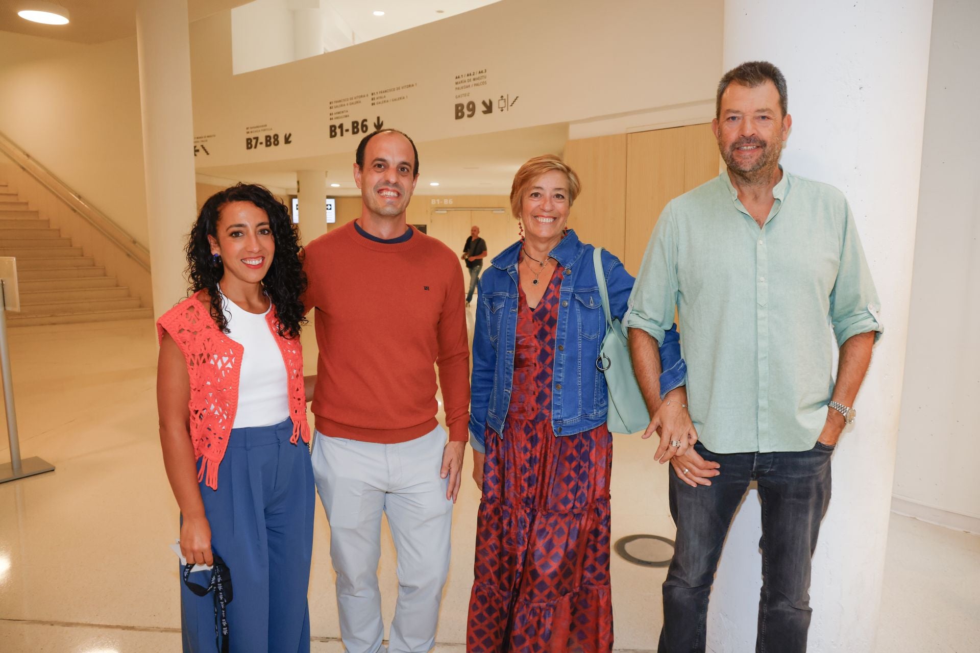 Sara Alcalde, Asier Onecha, Marta Palomares y Juan Miguel Arana.