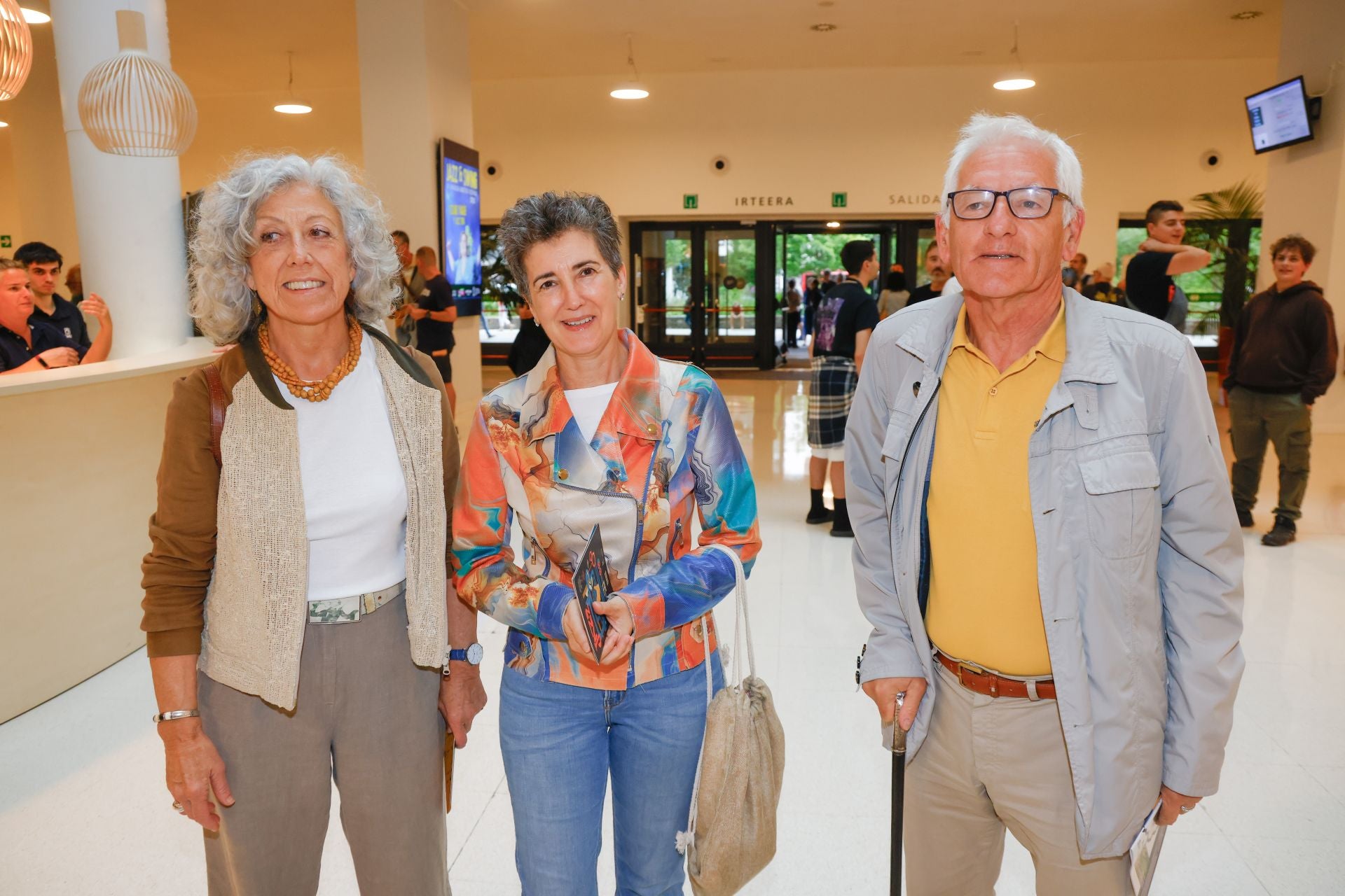 María José García, Victoria Hernández y Antonio Duplá.