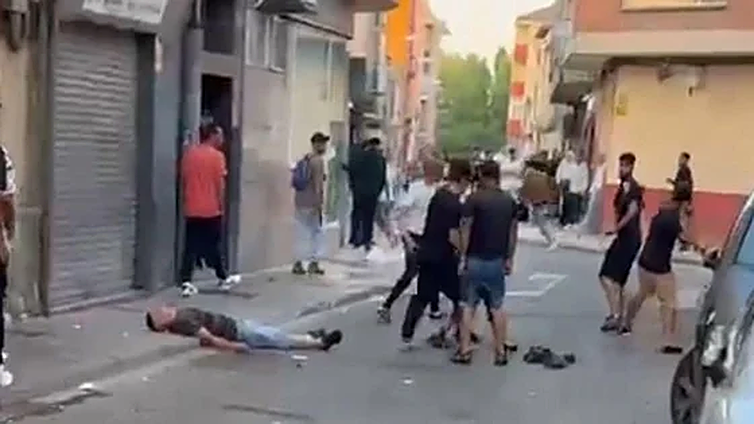 Batalla campal con palos y botellas en Aranda de Duero
