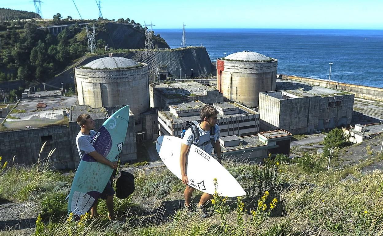 Imagen de las instalaciones de la central de Lemoiz.