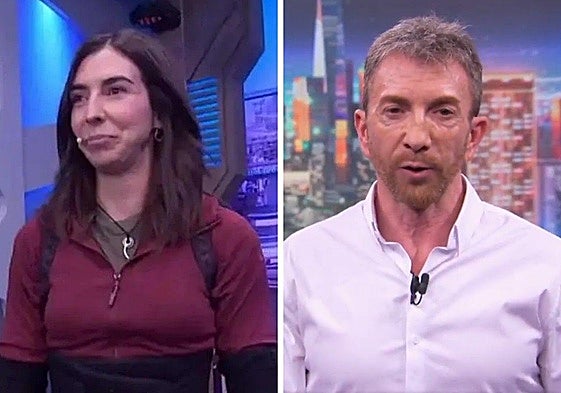 Pablo Motos se despide de Marta Jiménez, la «mujer adrenalina» de 'El Hormiguero'