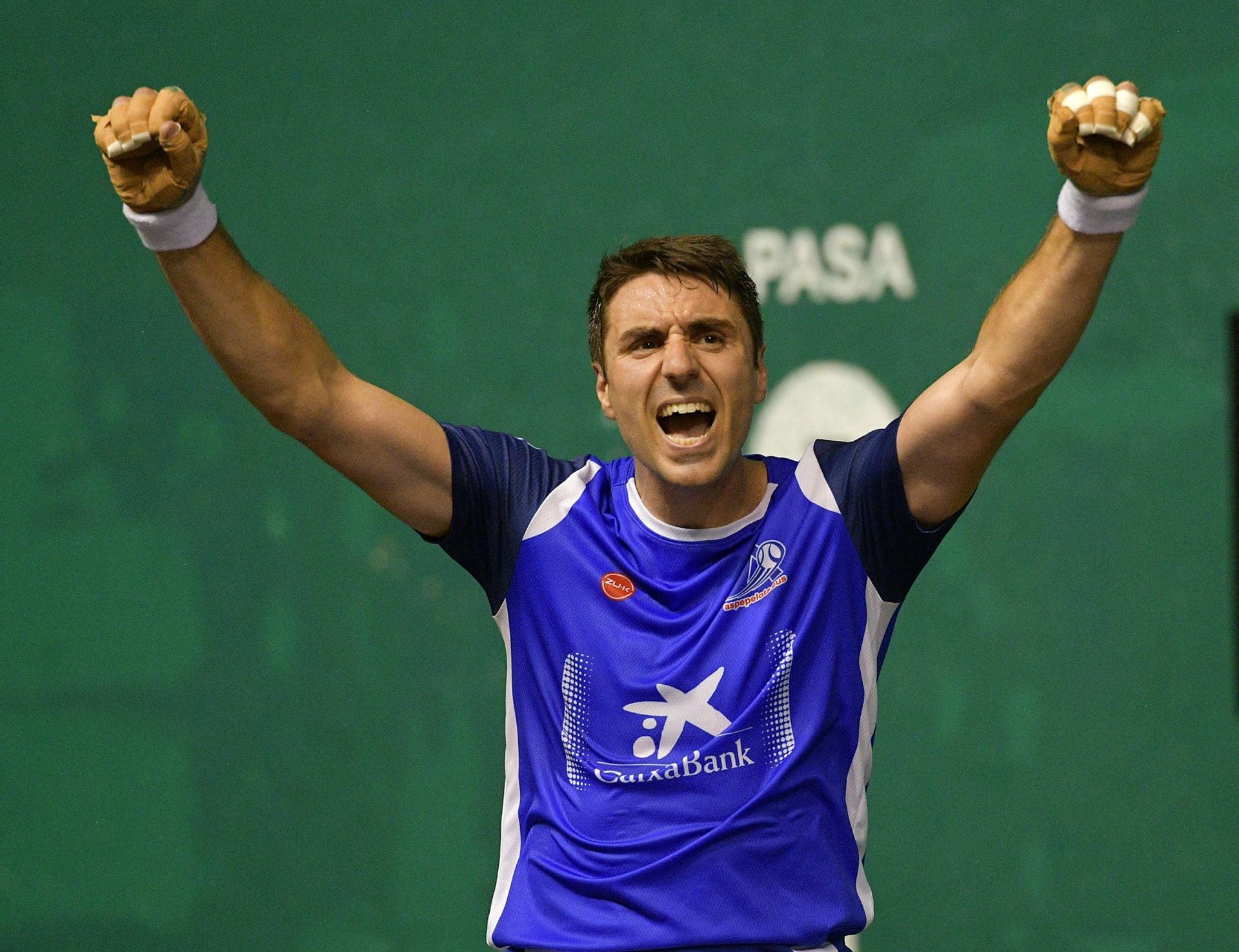 Peio Etxeberria fue nombrado mejor pelotari del torneo.