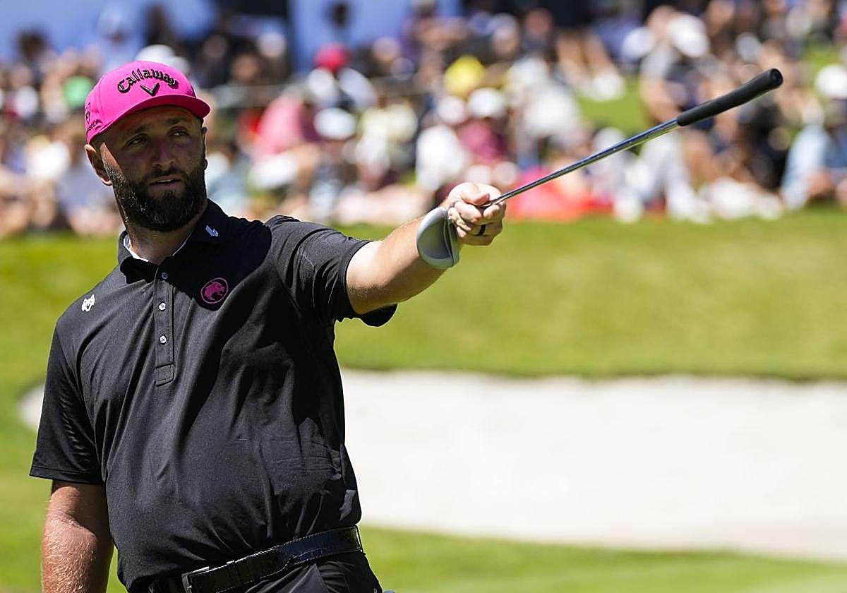 Jon Rahm, durante el torneo celebrado en el campo de Valderrama.