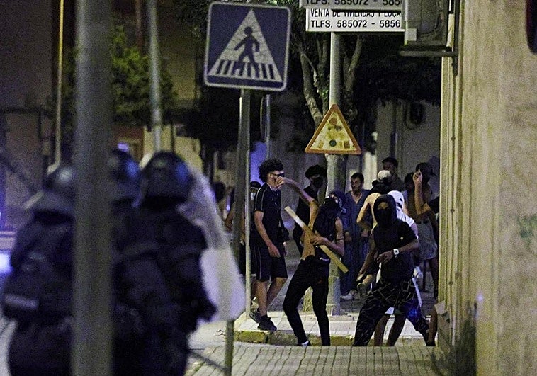 Enfrentamientos registrados la pasada noche en Torre Pacheco.