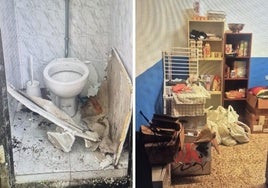 Así era el campamento cancelado en Bakio: sin permisos, colchones agujereados, baños sucios, cables sueltos…