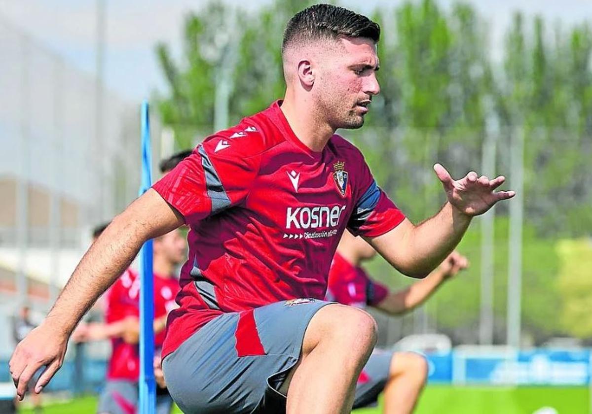 Areso entrena al margen de sus compañeros a la espera de cerrar su traspaso al Athletic