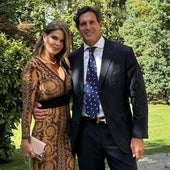 La pareja en una boda el pasado mes de octubre.