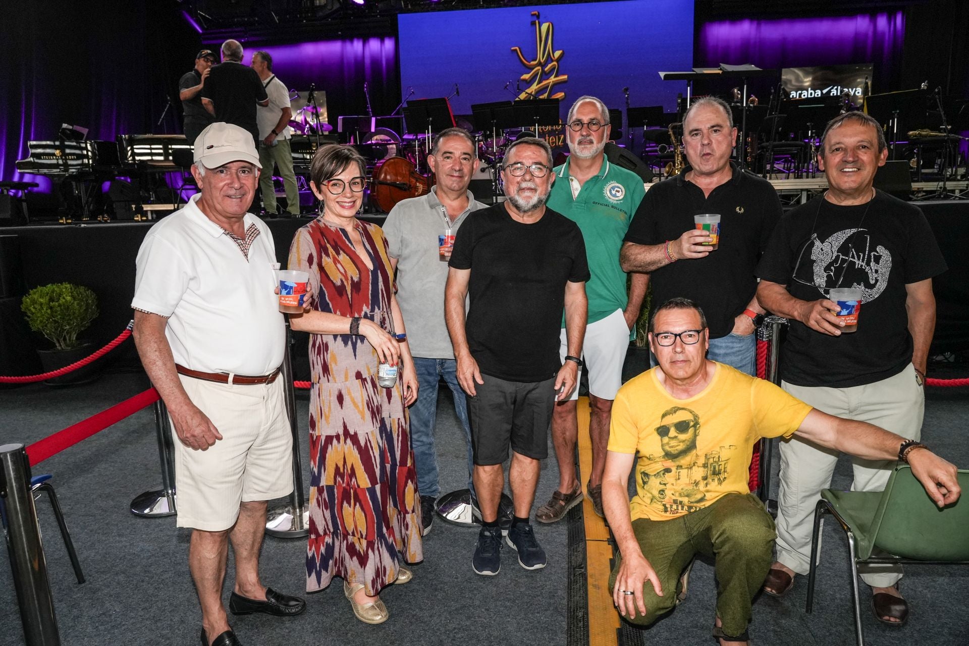 Jesús López, Cristina Jarillot, Alberto Martínez de Lahidalga, Julio Alberto Ortega, Miguel García, Juan Román, Manuel Perales y Manu Yustos.