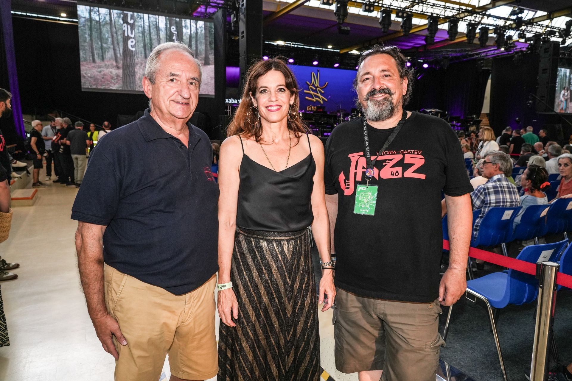 Mikel Añua, Maider Etxebarria e Íñigo Zárate