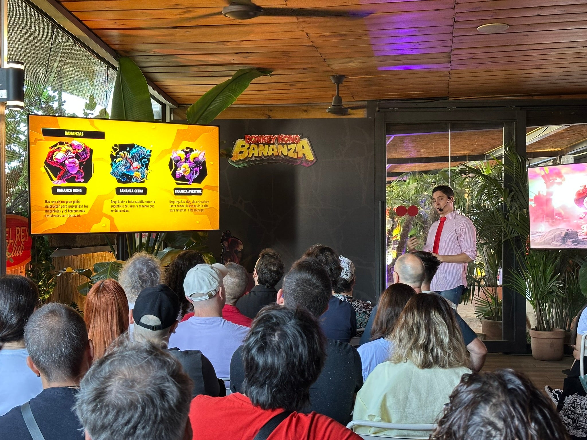 Imagen secundaria 1 - Imágenes de la presentación española de 'Donkey Kong Bananza'