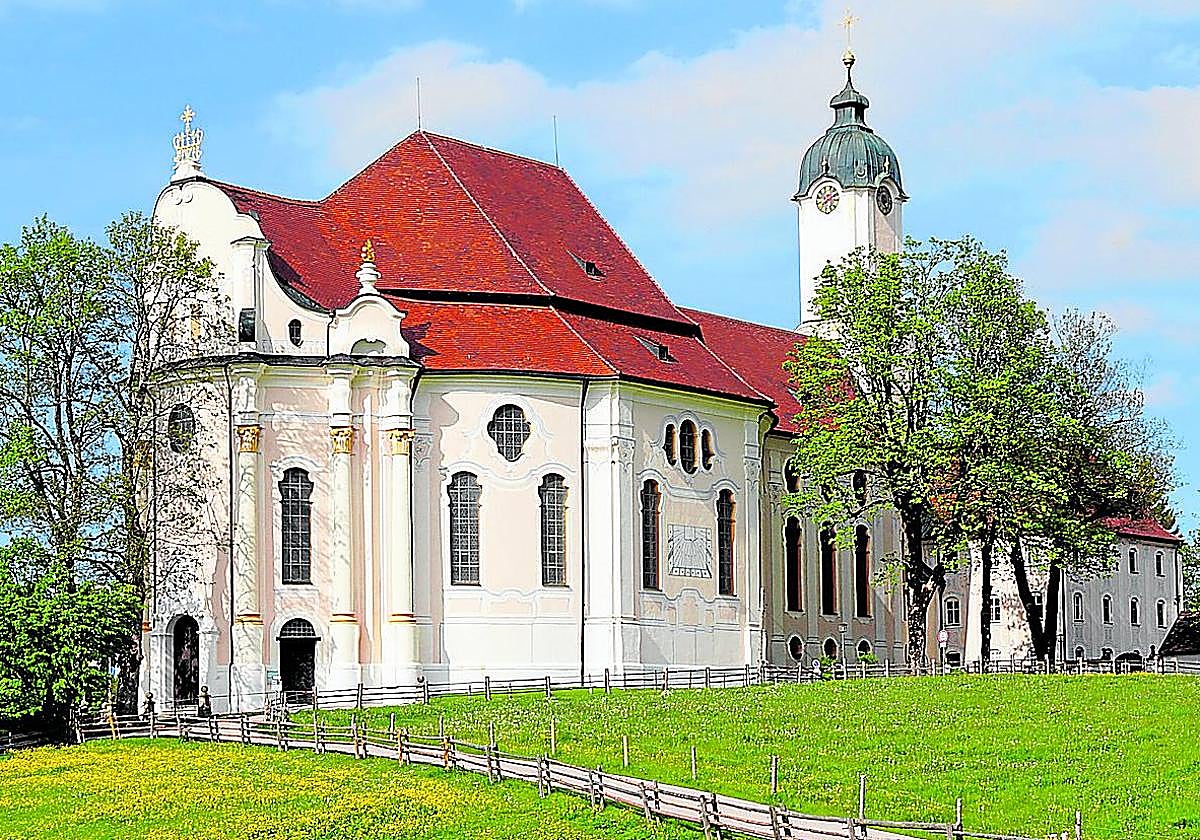 Iglesia de Wies en Steingaden.
