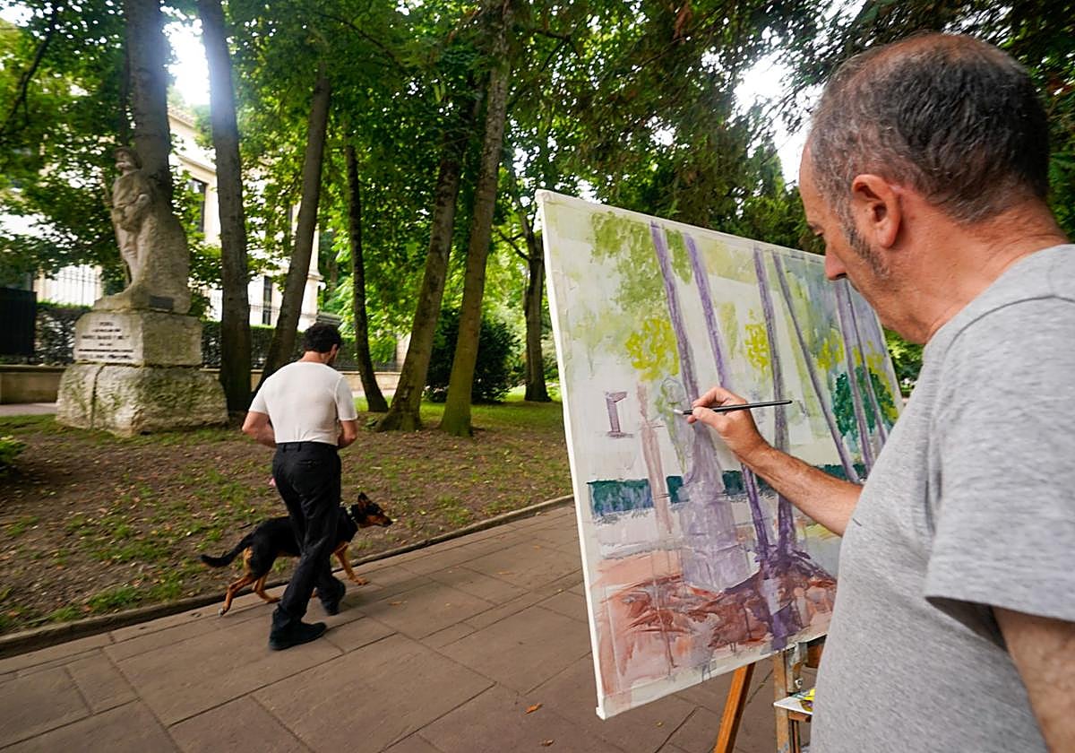 Uno de los participantes en el certamen.
