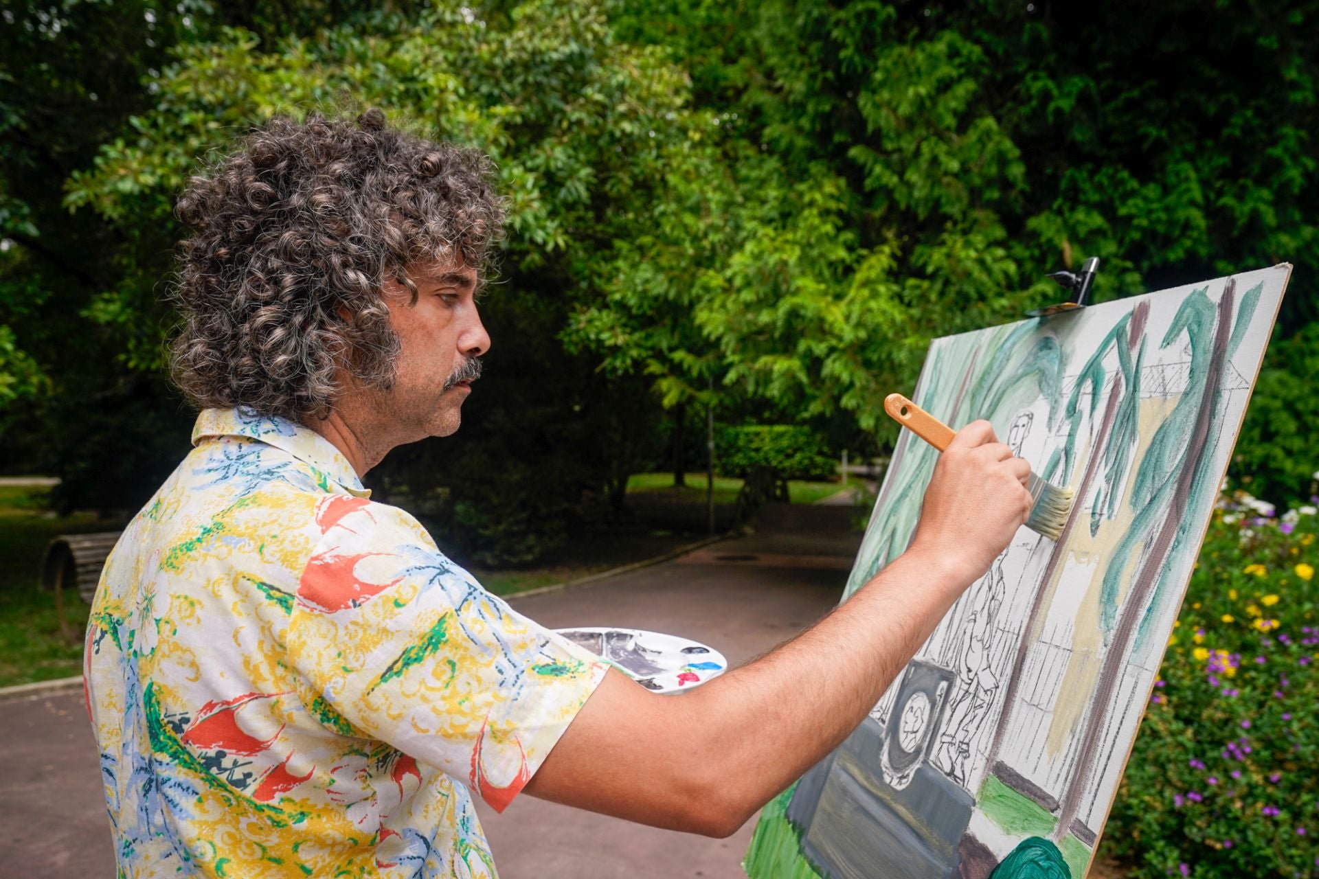 La pintura toma las calles de Vitoria