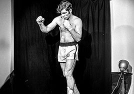 Retratos de boxeadores en los 60 (Larraza).