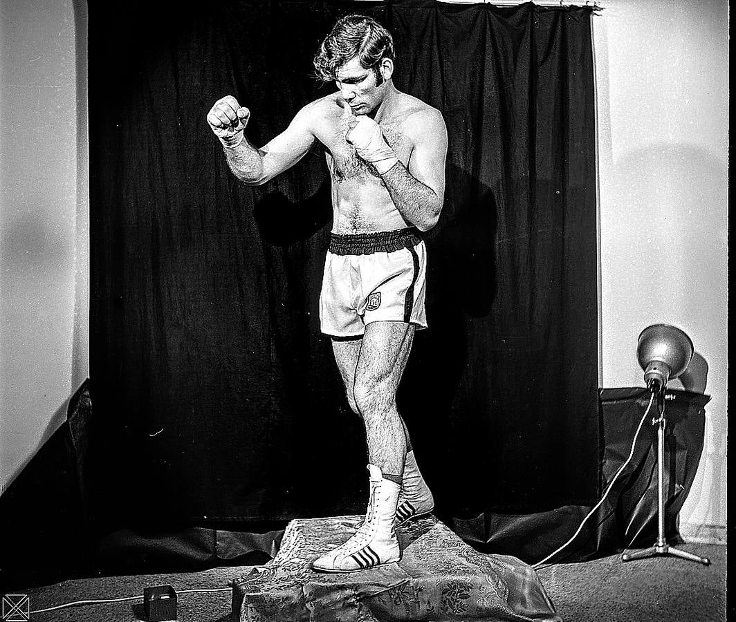 Retratos de boxeadores en los 60 (Larraza).